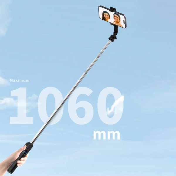 Recci RSS-W03 Multifunctional Selfie Stick with Remote Control - Image 2