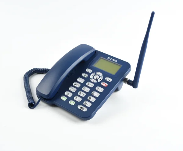 Dual SIM Supported Desk Phone DLNA ZT900G Pro – Blue Color - Image 4