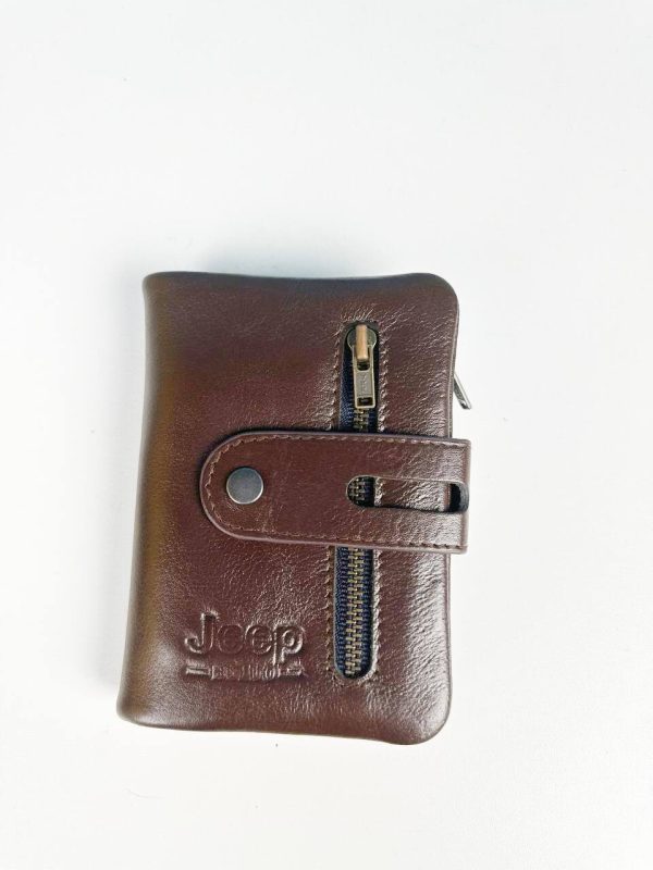 Men’s Stylish Leather Wallet – Chocolate Color - Image 4